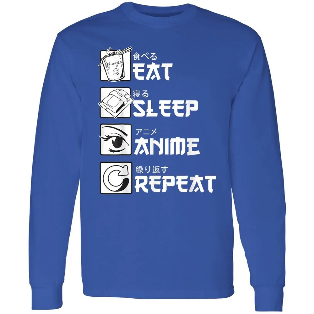 Long Sleeve T-Shirt - XR2PAX9W - Royal - 8