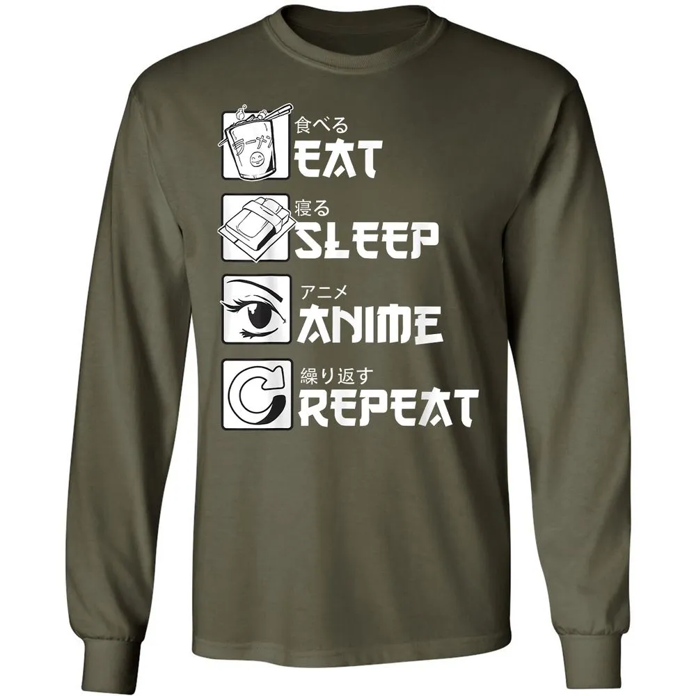 Long Sleeve T-Shirt - XR2PAX9W - Military Green - 16