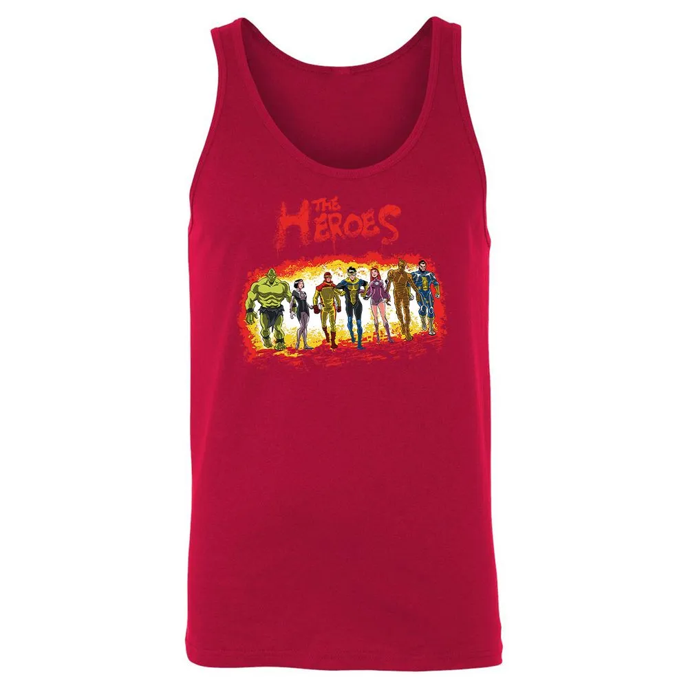 Unisex Jersey Tank - P582CA7G - Red - 11