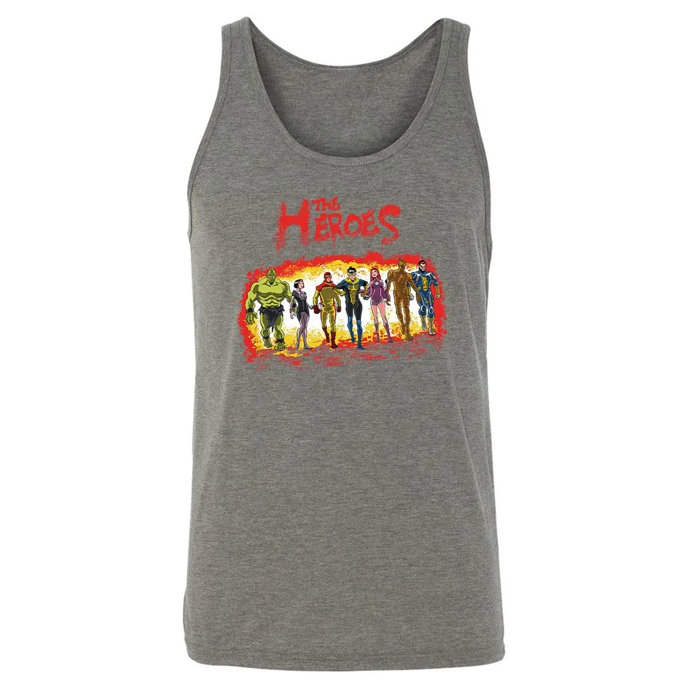 Unisex Jersey Tank - P582CA7G - Grey Triblend - 8