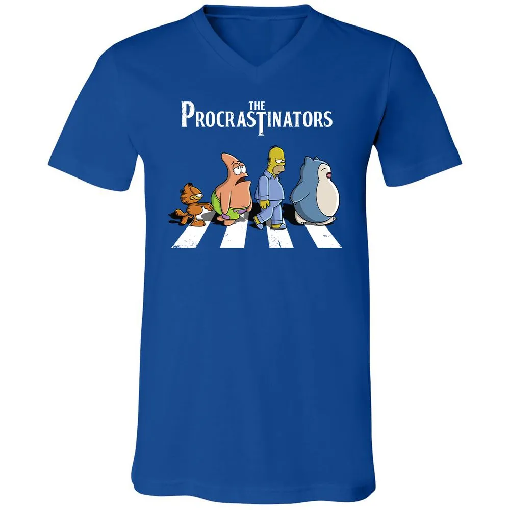 Unisex V-Neck T-Shirt - VEBKHS8K - True Royal - 4