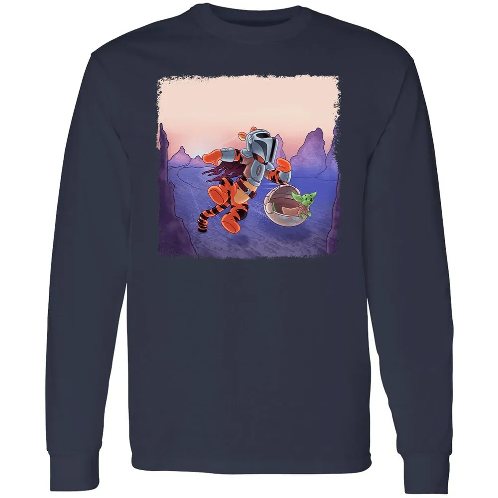 Long Sleeve T-Shirt - C4QABE1T - Navy - 2