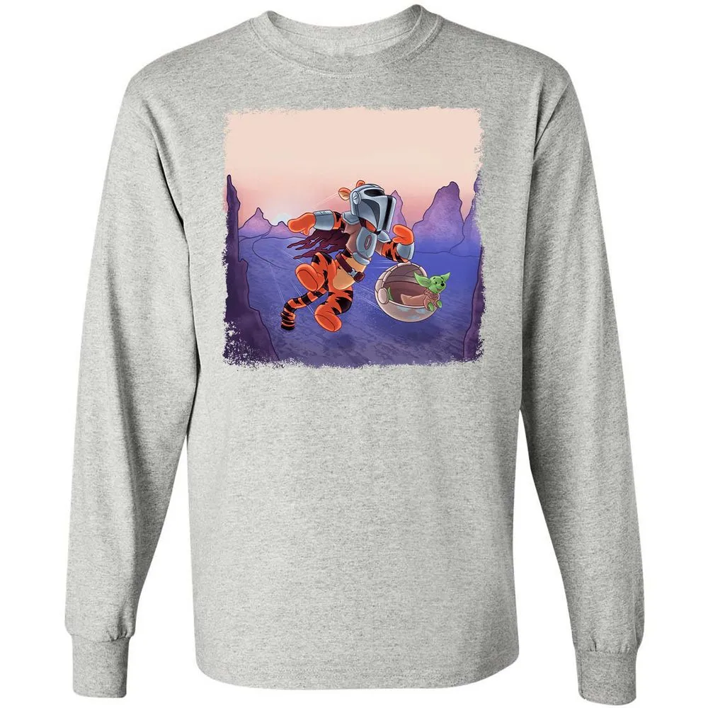 Long Sleeve T-Shirt - C4QABE1T - Ash - 7
