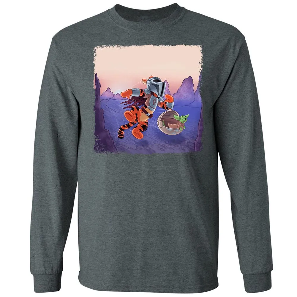 Long Sleeve T-Shirt - C4QABE1T - Dark Heather - 15