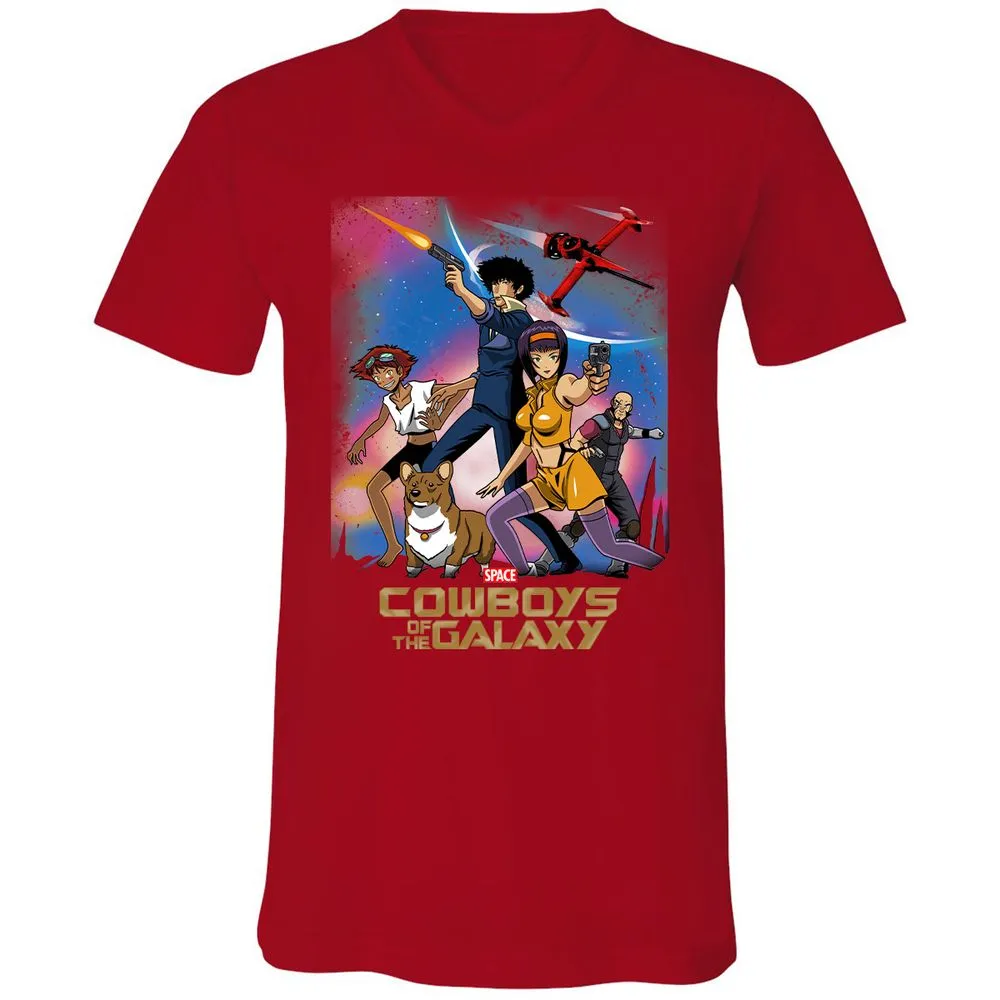 Unisex V-Neck T-Shirt - X413A22L - Red - 3