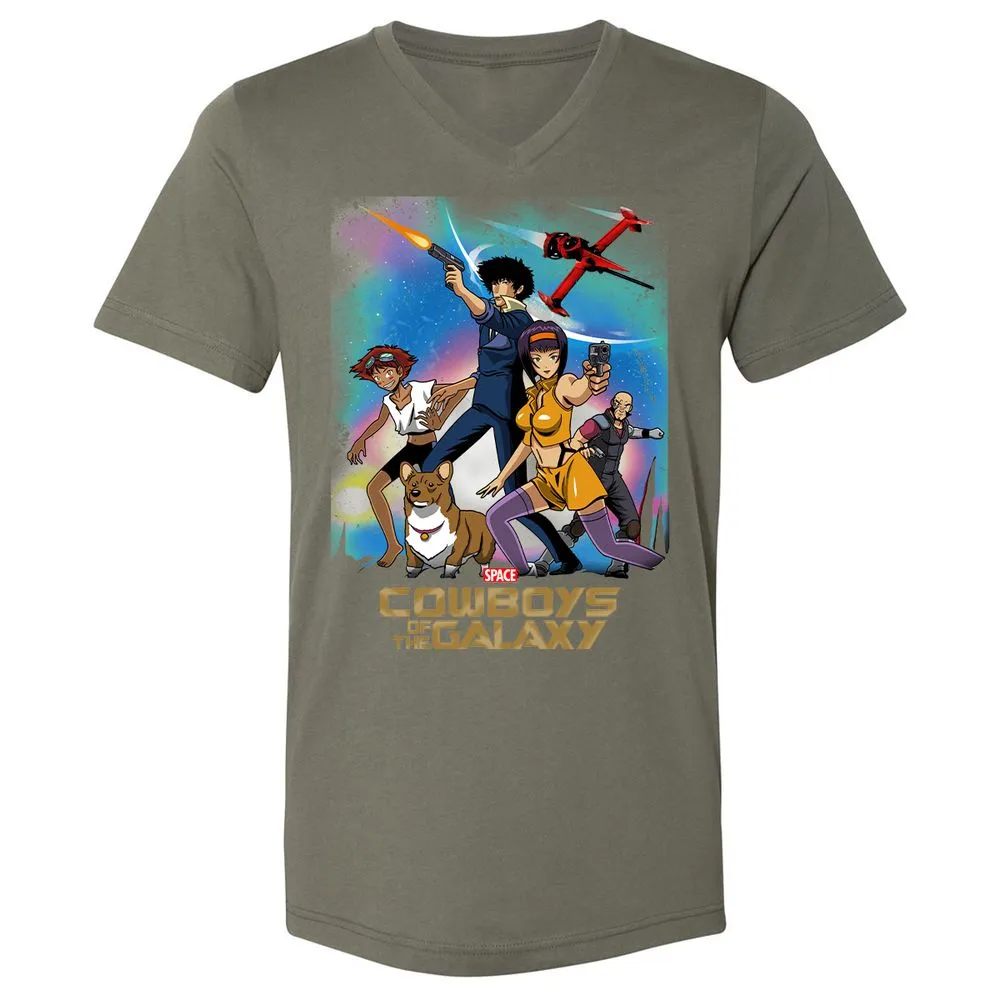 Unisex V-Neck T-Shirt - X413A22L - Military Green - 10