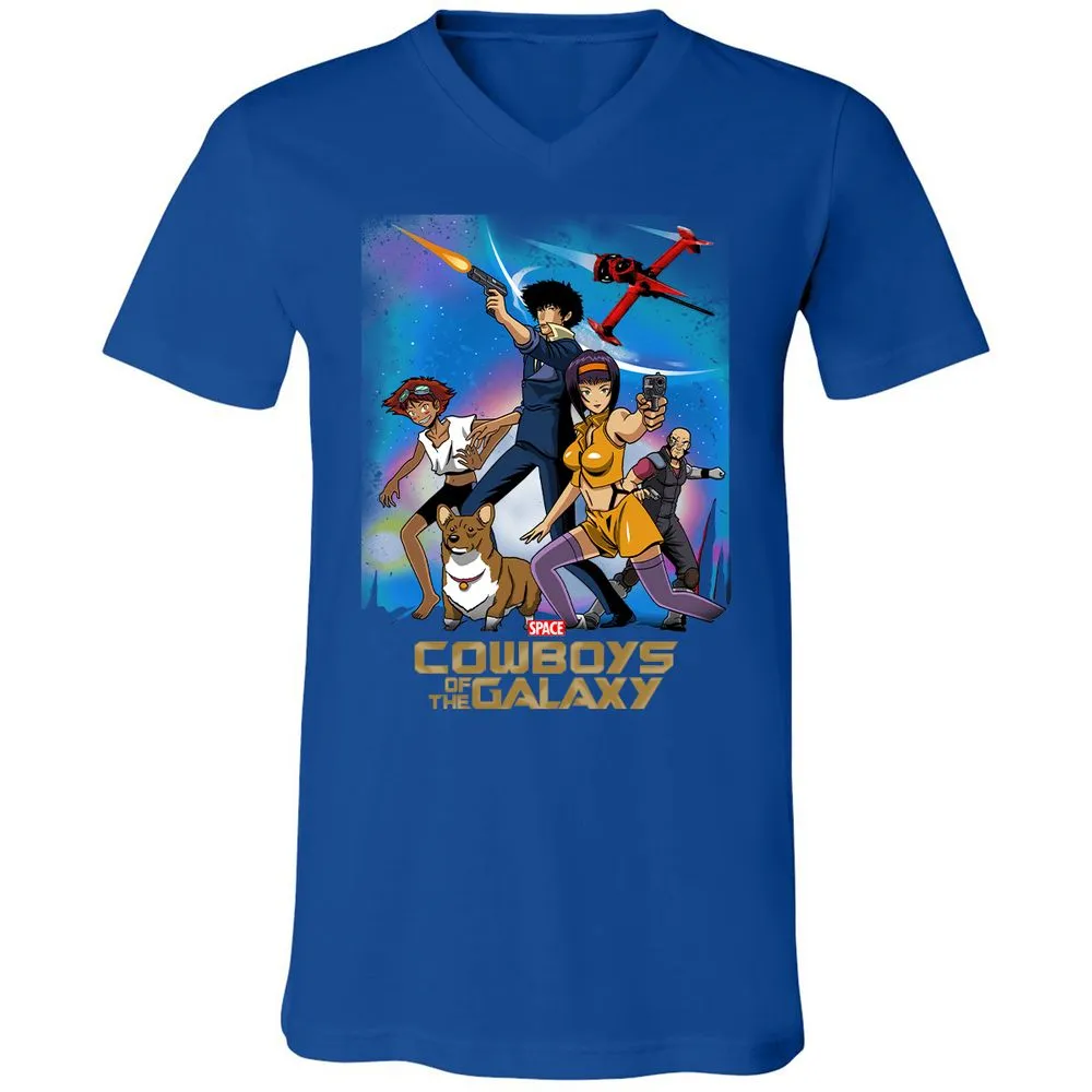 Unisex V-Neck T-Shirt - X413A22L - True Royal - 4