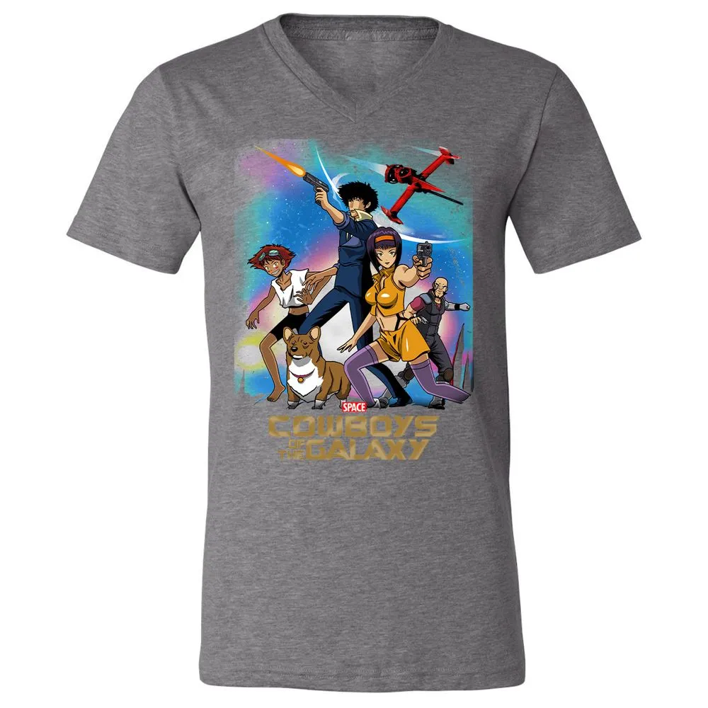 Unisex V-Neck T-Shirt - X413A22L - Deep Heather - 13