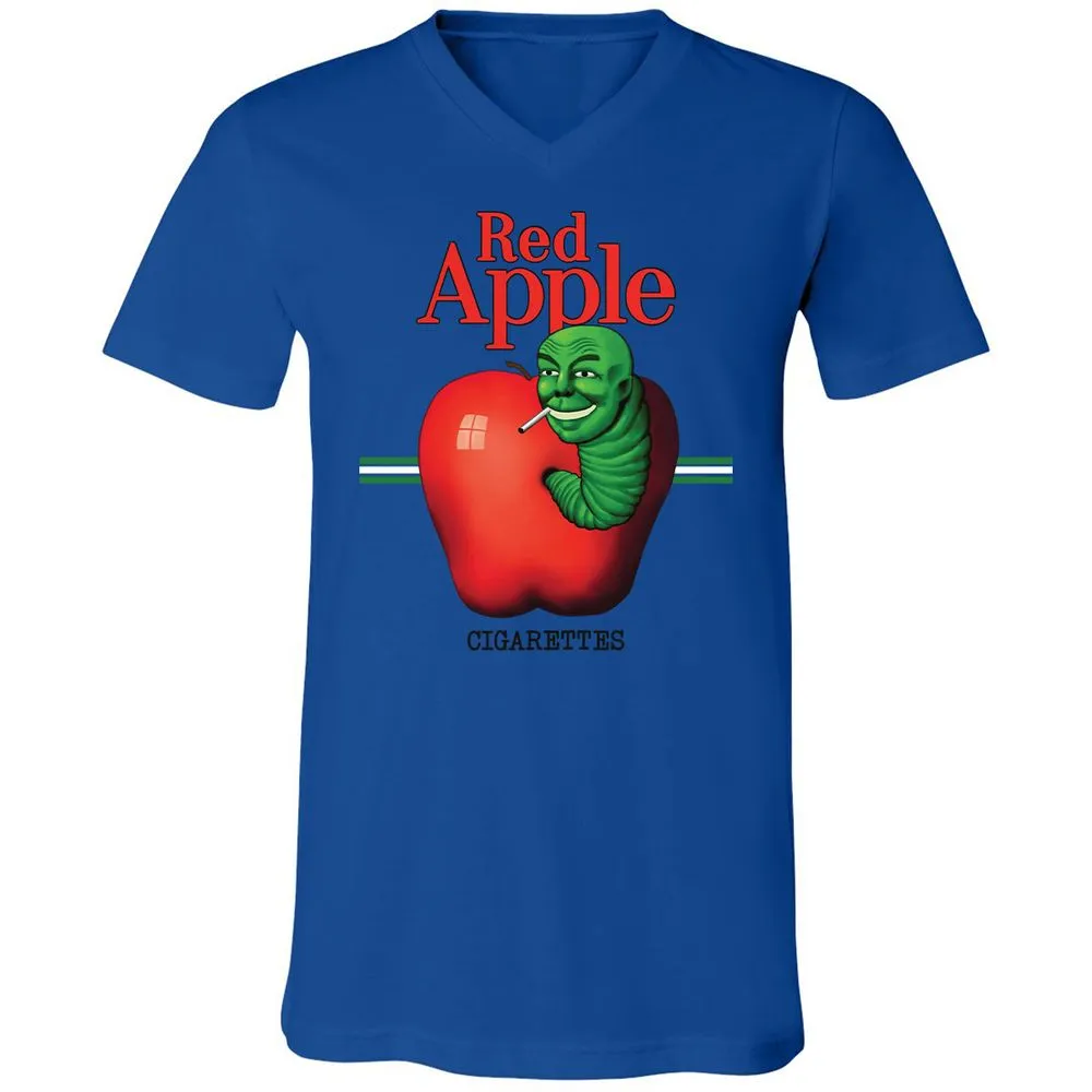 Unisex V-Neck T-Shirt - H1GKJLPJ - True Royal - 4