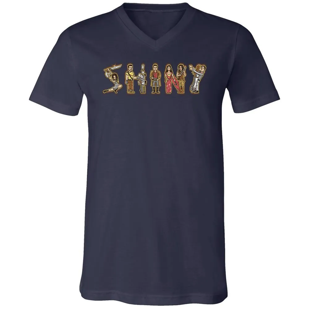 Unisex V-Neck T-Shirt - JM98U8KT - Navy - 2
