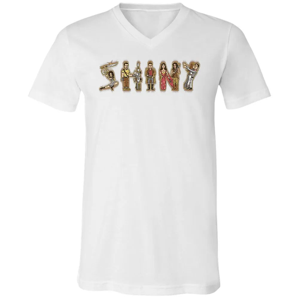 Unisex V-Neck T-Shirt - JM98U8KT - White - 5