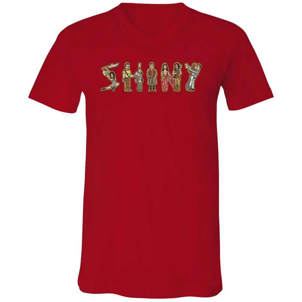 Unisex V-Neck T-Shirt - JM98U8KT - Red - 3