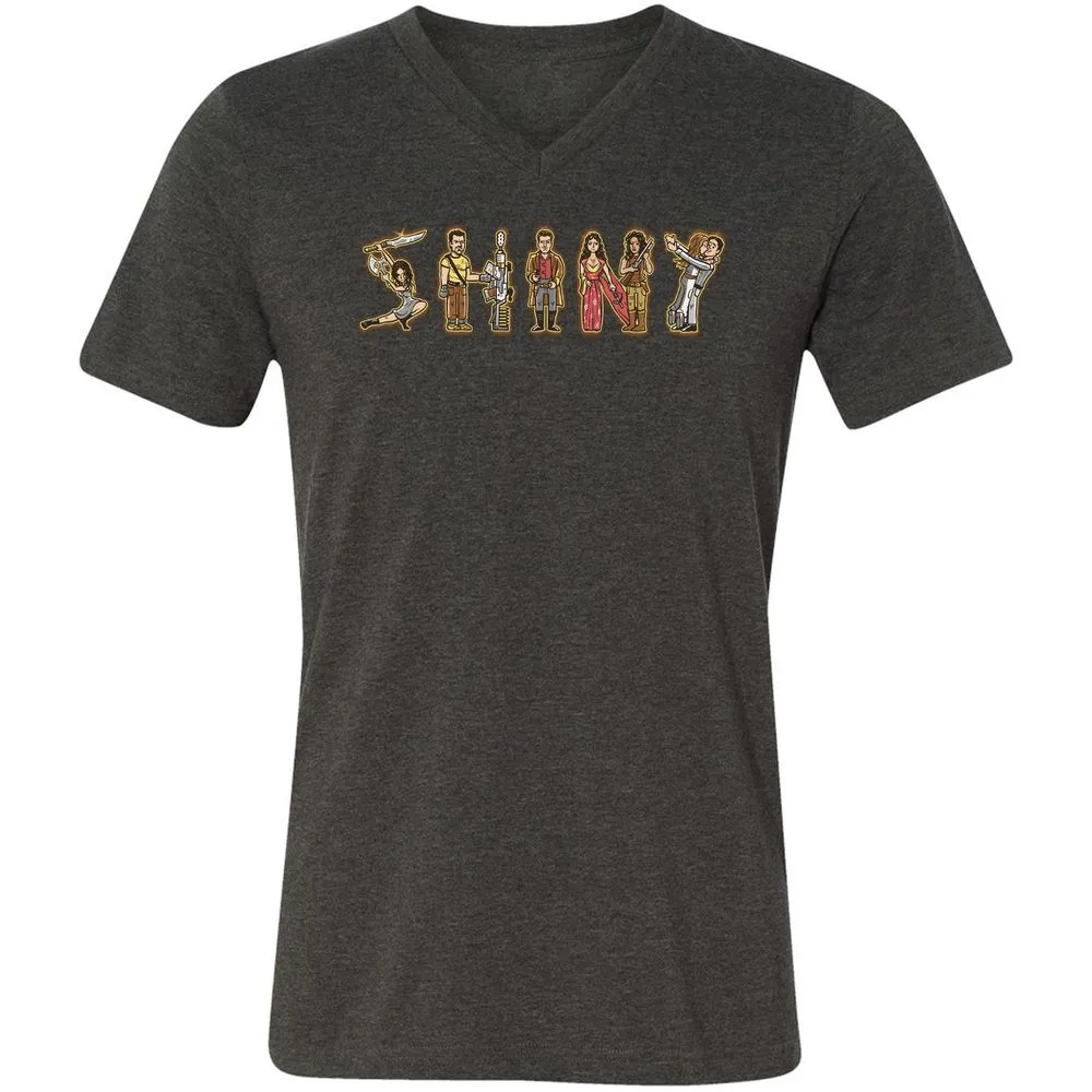 Unisex V-Neck T-Shirt - JM98U8KT - Dark Grey Heather - 8