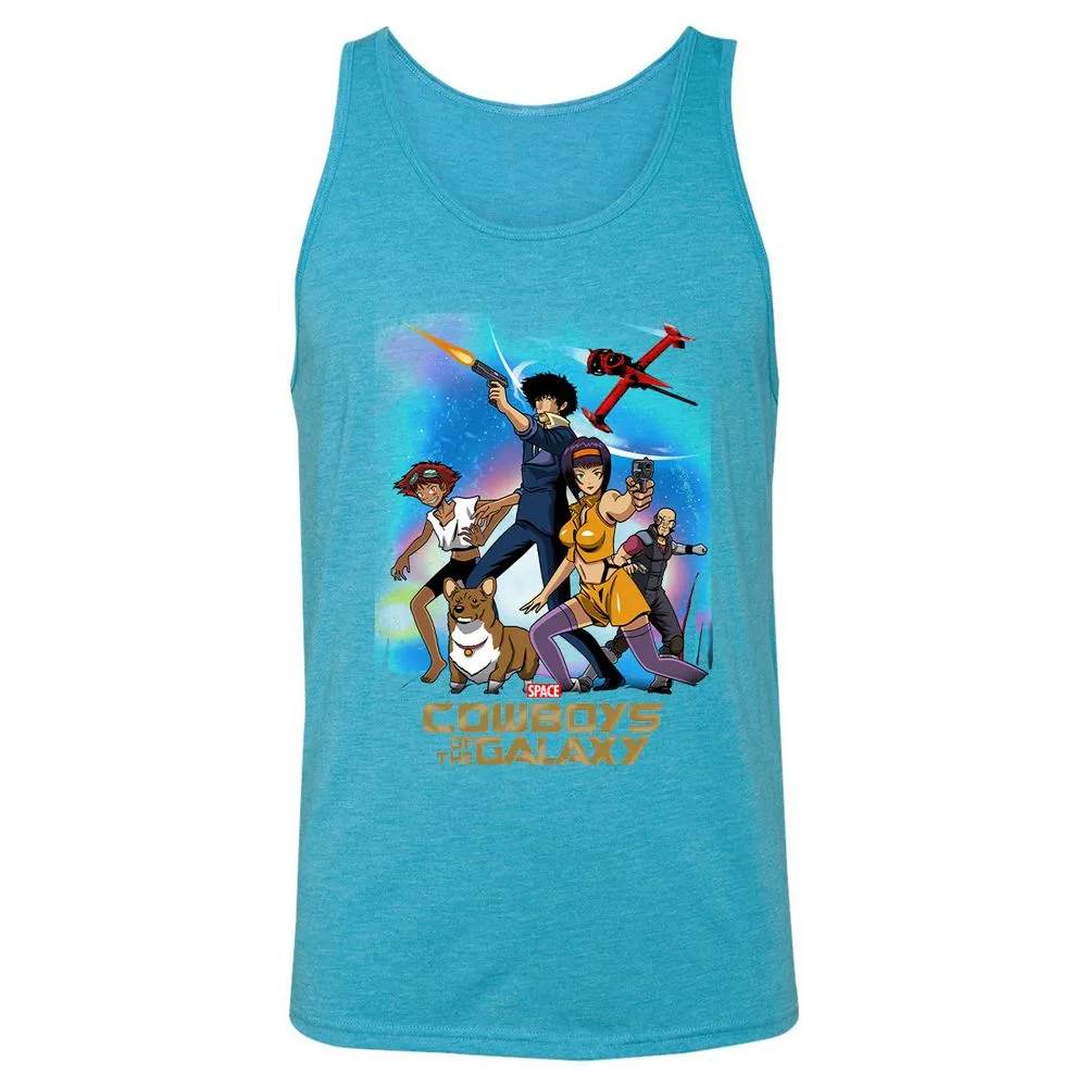 Unisex Jersey Tank - 61HFR3KN - Aqua Triblend - 3