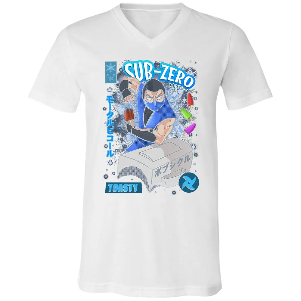 Unisex V-Neck T-Shirt - QT8JKQQ1 - White - 5
