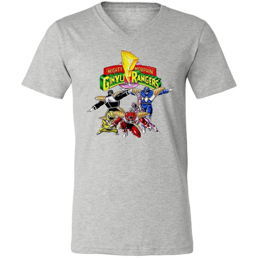 Unisex V-Neck T-Shirt - CDZUNNFB - Athletic Heather - 7