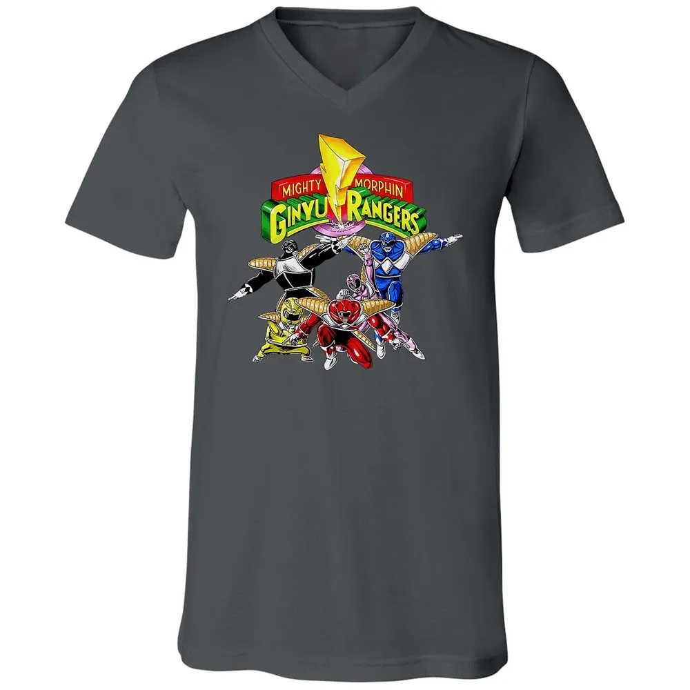 Unisex V-Neck T-Shirt - CDZUNNFB - Asphalt - 12