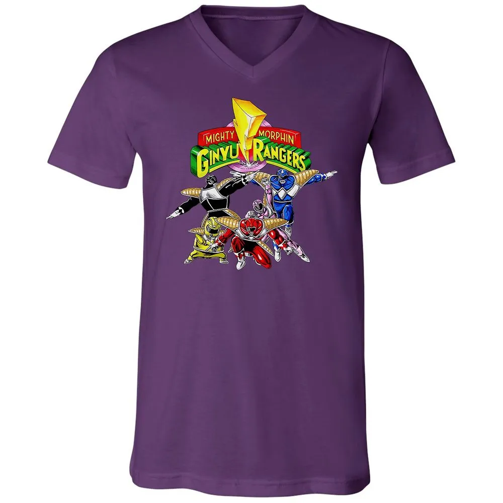 Unisex V-Neck T-Shirt - CDZUNNFB - Team Purple - 9