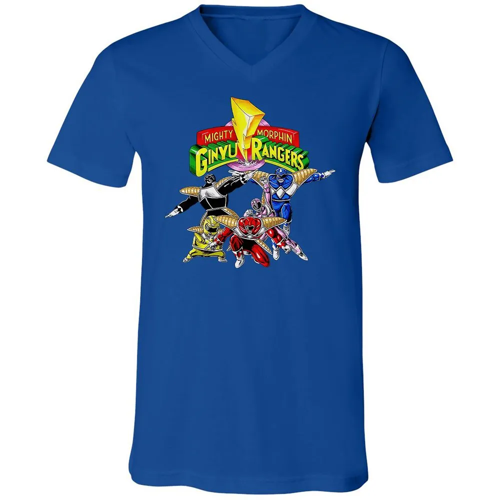 Unisex V-Neck T-Shirt - CDZUNNFB - True Royal - 4
