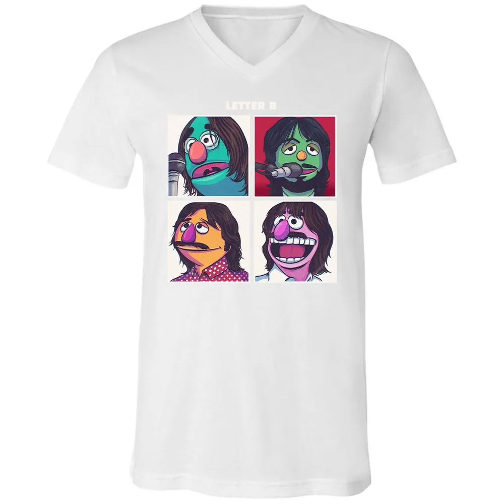 Unisex V-Neck T-Shirt - 4ZWZW9G6 - White - 5