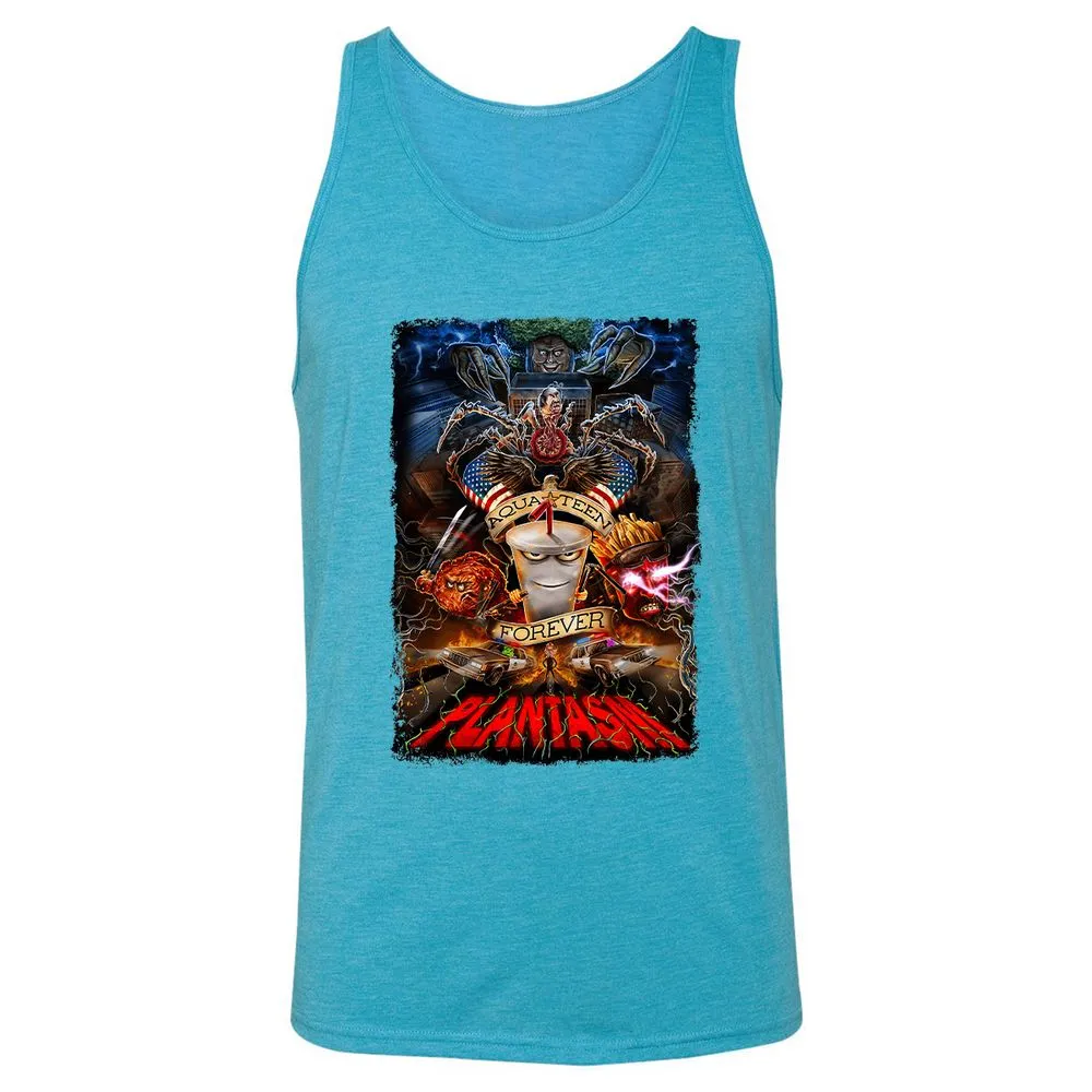 Unisex Jersey Tank - TKJ3D98W - Aqua Triblend - 3