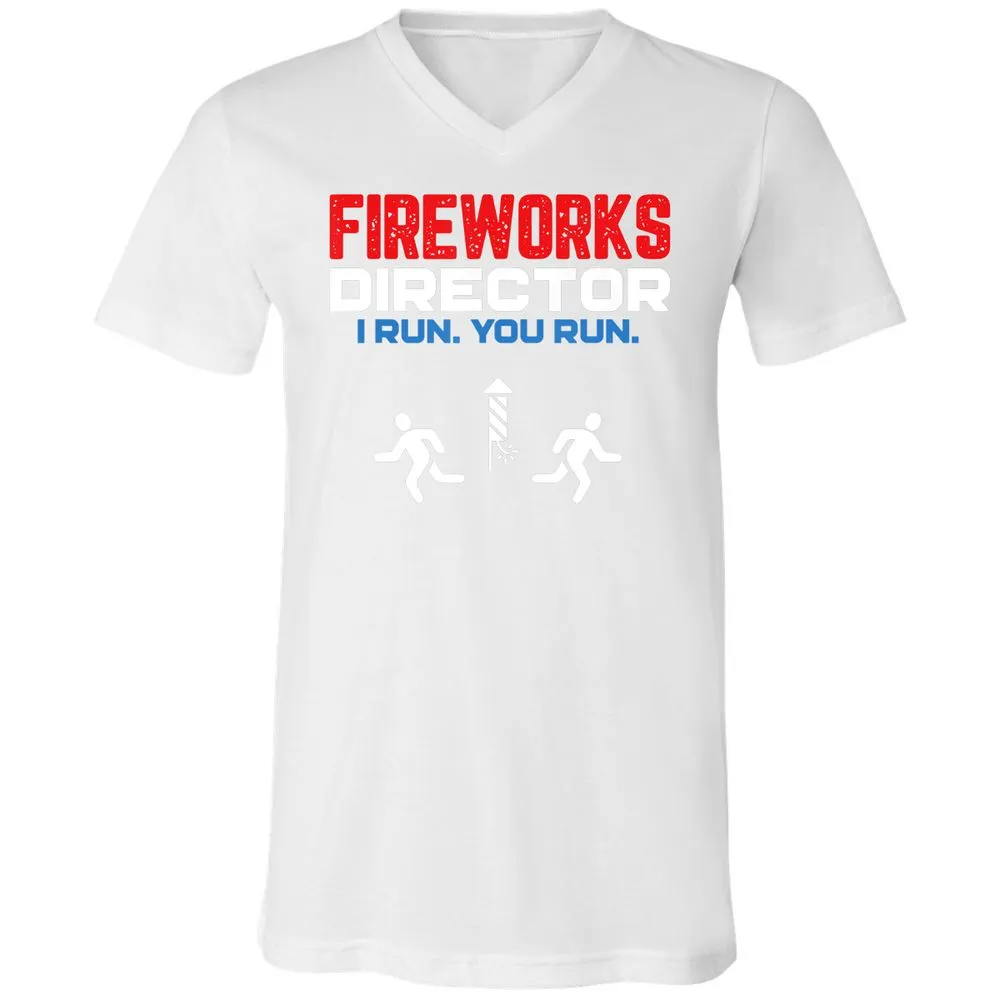 Unisex V-Neck T-Shirt - 4EYK2BYB - White - 5