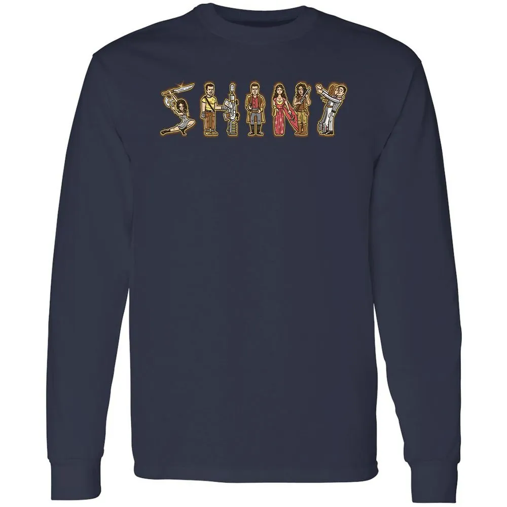 Long Sleeve T-Shirt - YWMXUU5K - Navy - 2