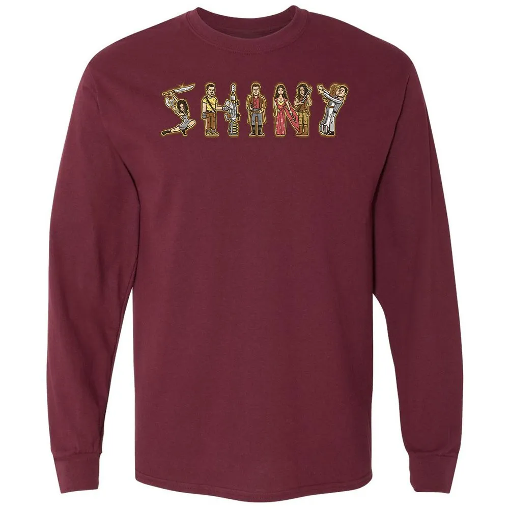 Long Sleeve T-Shirt - YWMXUU5K - Maroon - 11