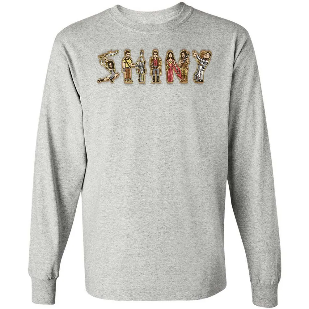 Long Sleeve T-Shirt - YWMXUU5K - Ash - 7