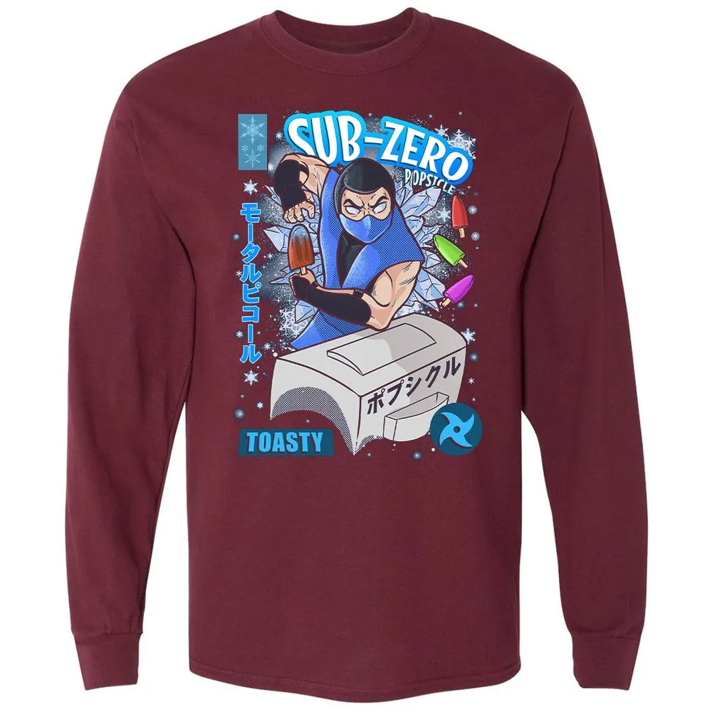 Long Sleeve T-Shirt - 1B5AEQ54 - Maroon - 11
