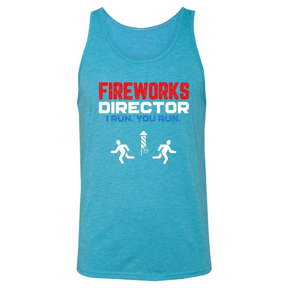 Unisex Jersey Tank - AV9ELU4W - Aqua Triblend - 3