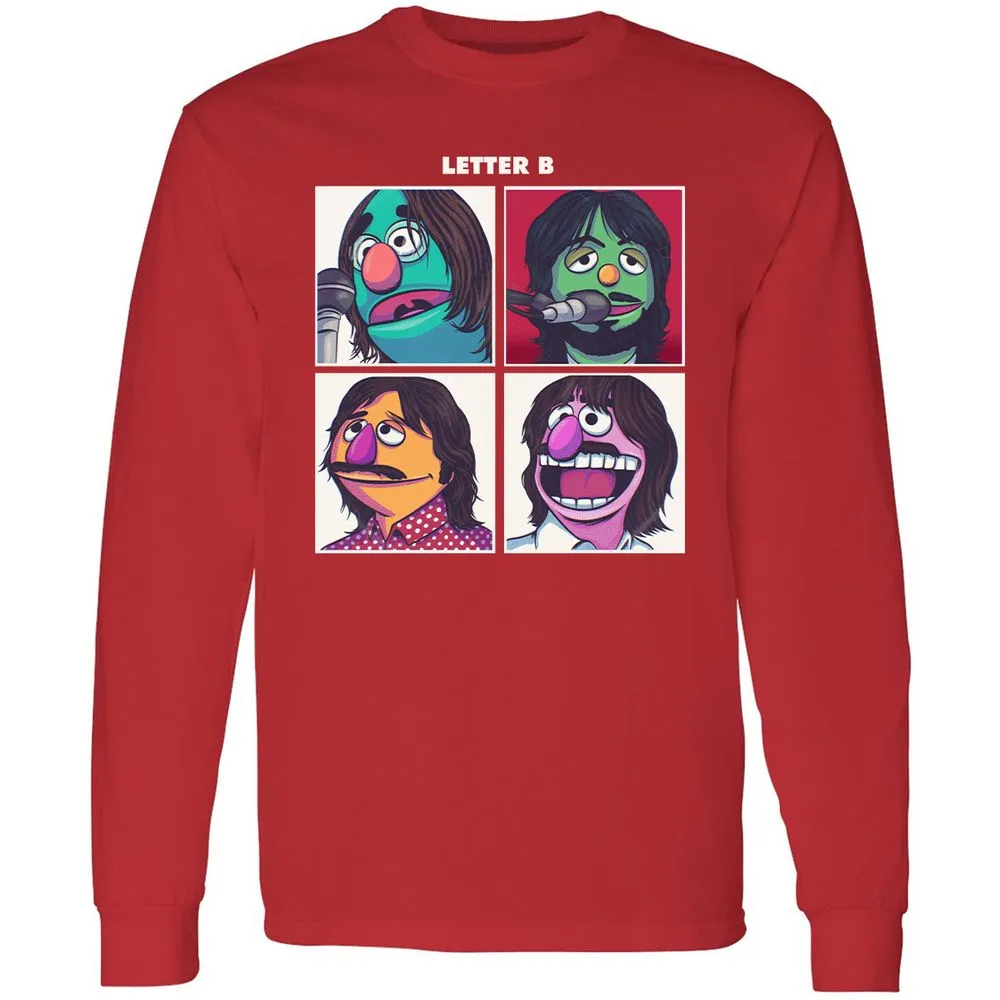 Long Sleeve T-Shirt - RQVWHMEG - Red - 14
