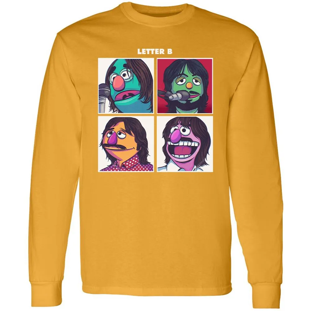 Long Sleeve T-Shirt - RQVWHMEG - Gold - 9