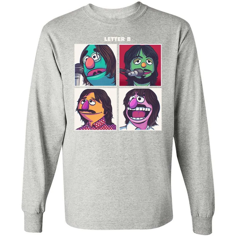 Long Sleeve T-Shirt - RQVWHMEG - Ash - 7