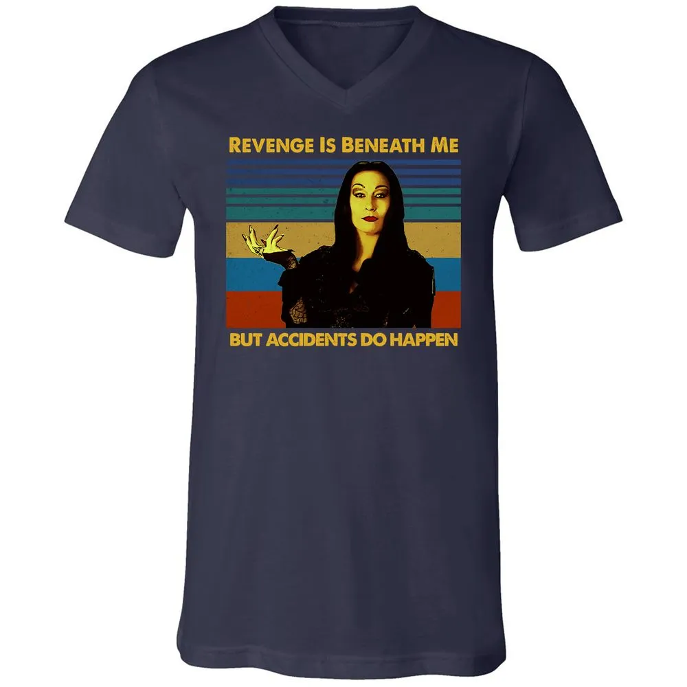 Unisex V-Neck T-Shirt - E3VFPG51 - Navy - 2