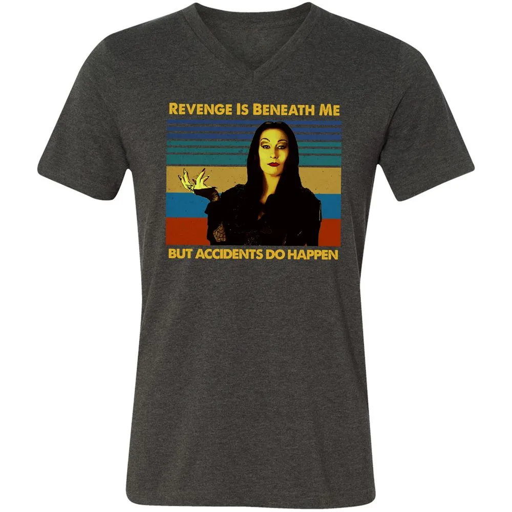 Unisex V-Neck T-Shirt - E3VFPG51 - Dark Grey Heather - 8