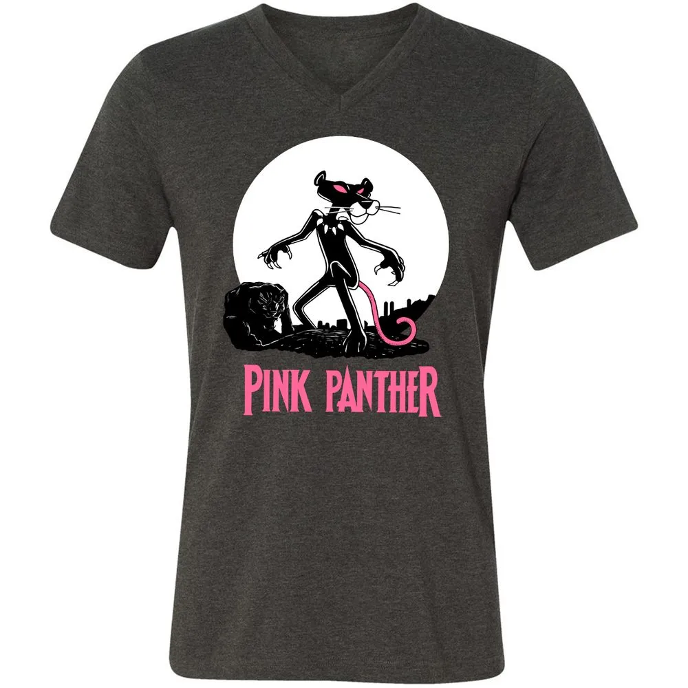 Unisex V-Neck T-Shirt - WQ7S88AN - Dark Grey Heather - 8