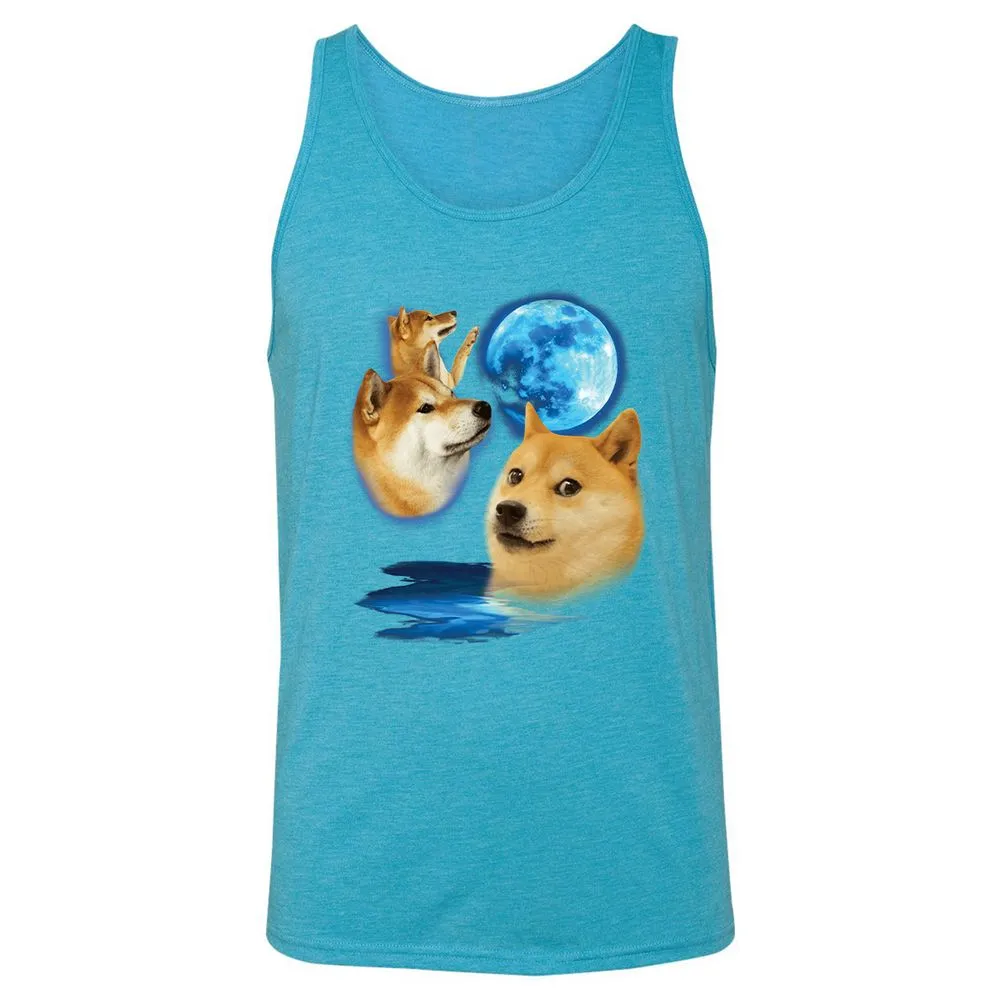 Unisex Jersey Tank - CBG8KACA - Aqua Triblend - 3