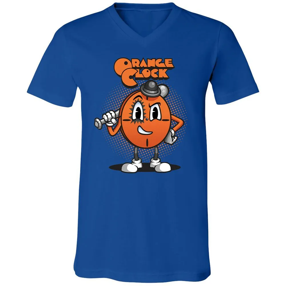 Unisex V-Neck T-Shirt - QWMMLYM9 - True Royal - 4
