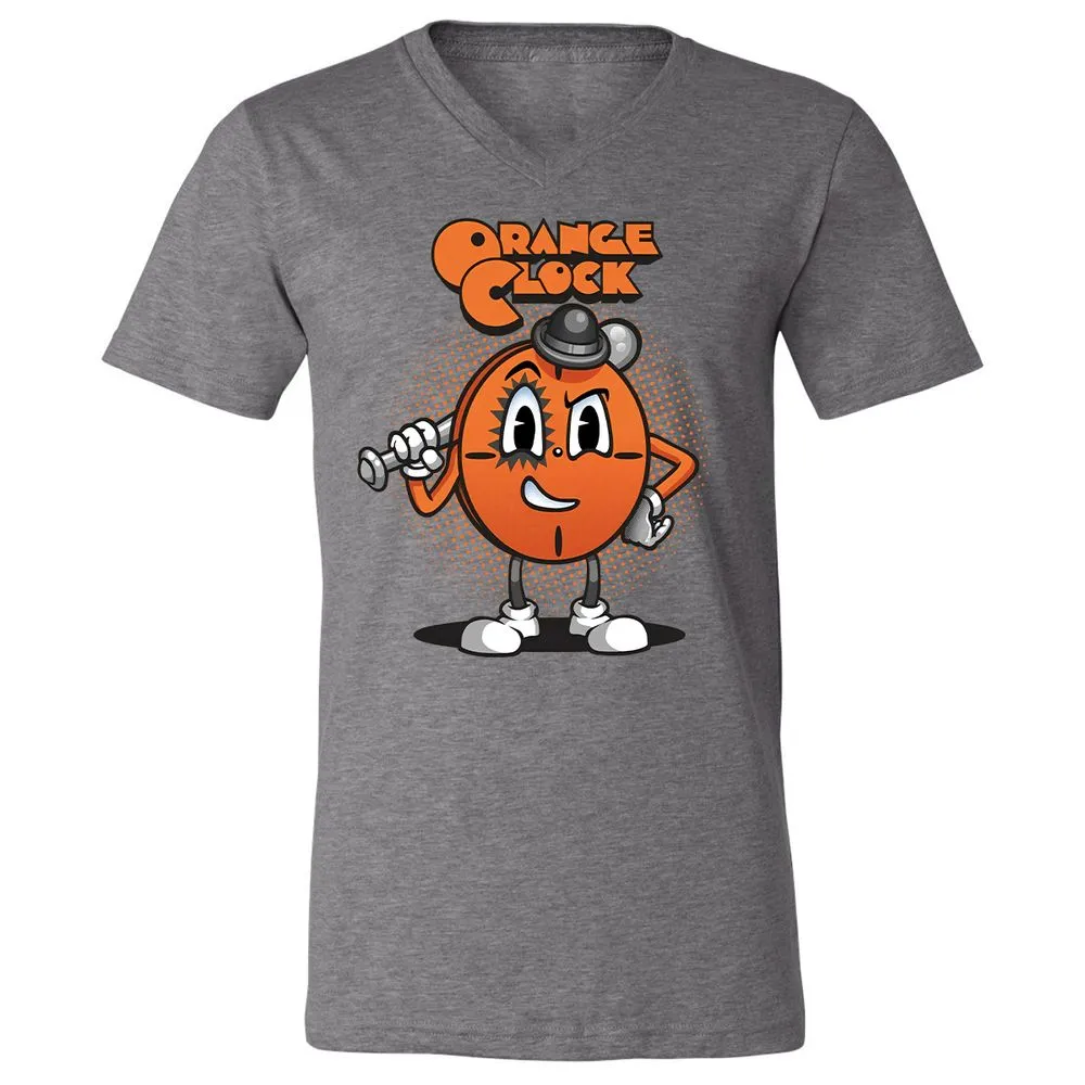 Unisex V-Neck T-Shirt - QWMMLYM9 - Deep Heather - 13