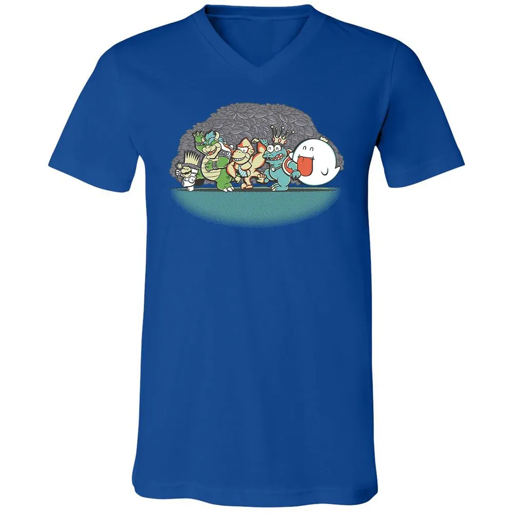Unisex V-Neck T-Shirt - BPBL3LU5 - True Royal - 4