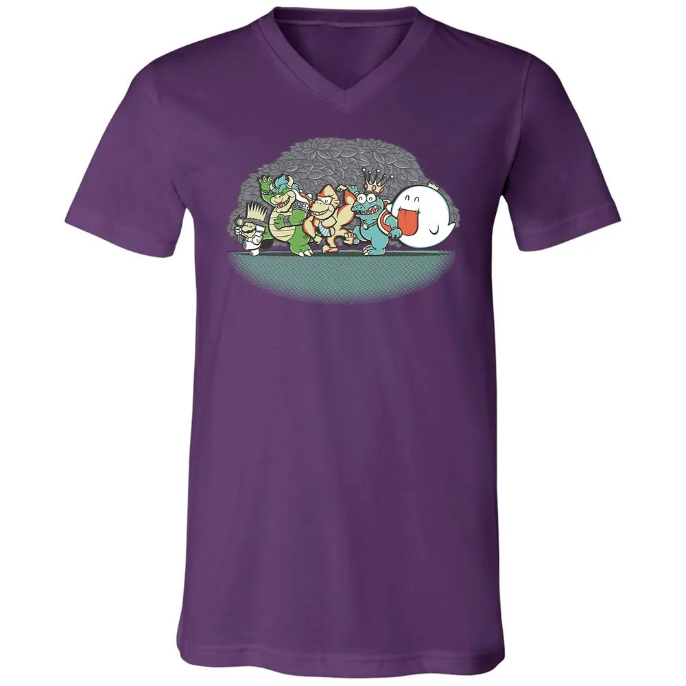 Unisex V-Neck T-Shirt - BPBL3LU5 - Team Purple - 9