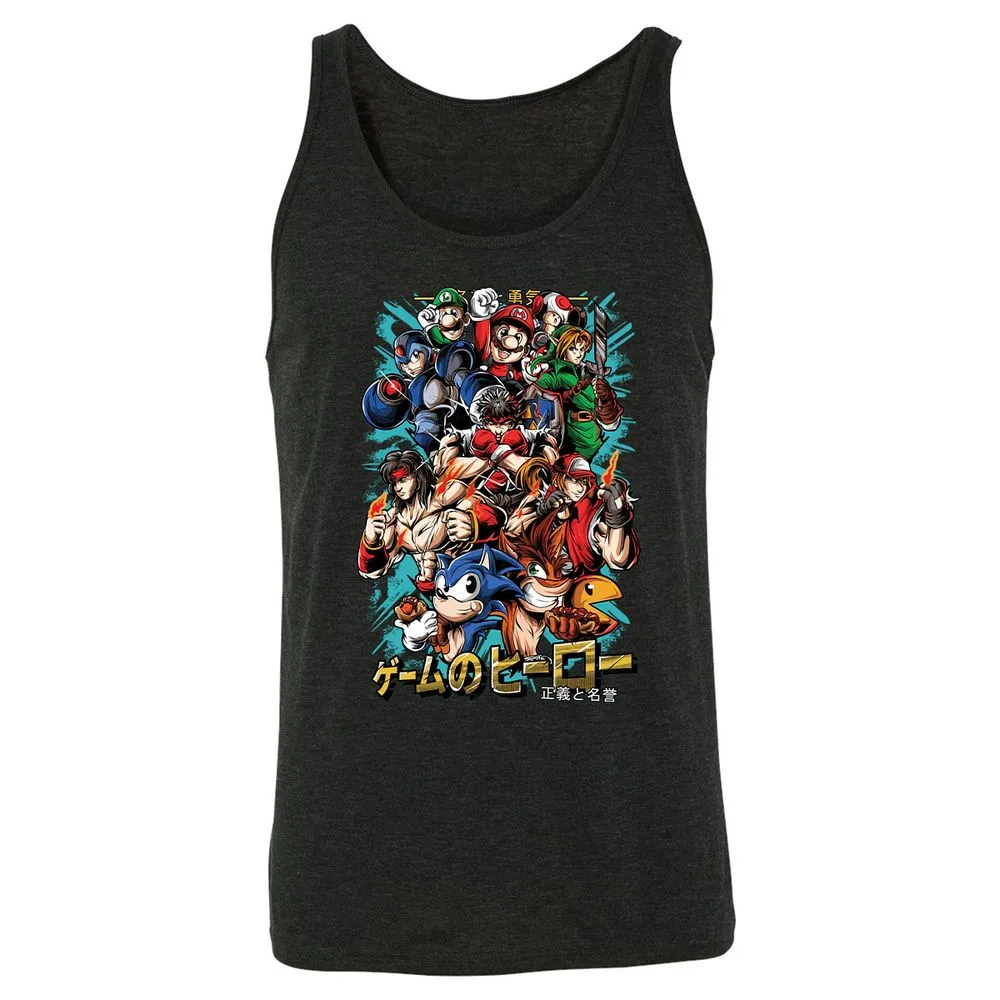 Unisex Jersey Tank - Y8NUW8SC - Charcoal Black Triblend - 5