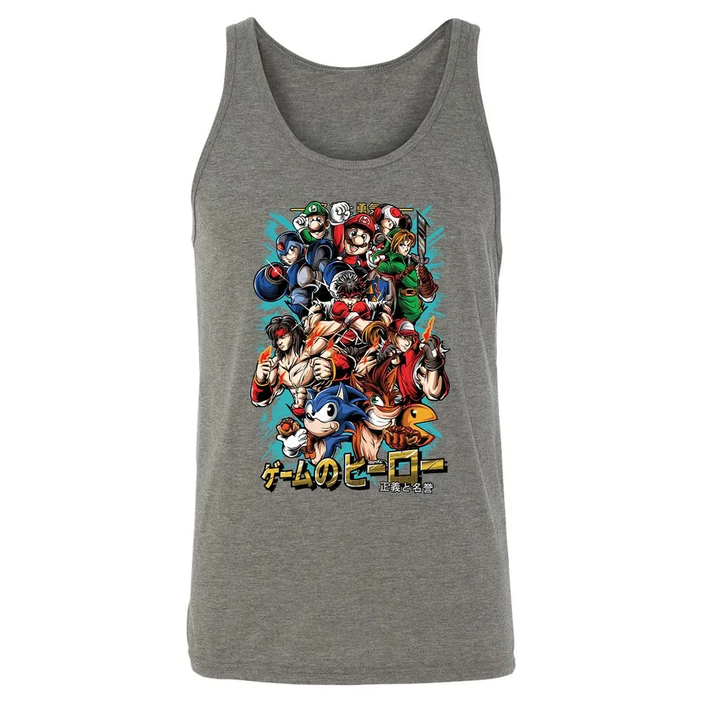 Unisex Jersey Tank - Y8NUW8SC - Grey Triblend - 8