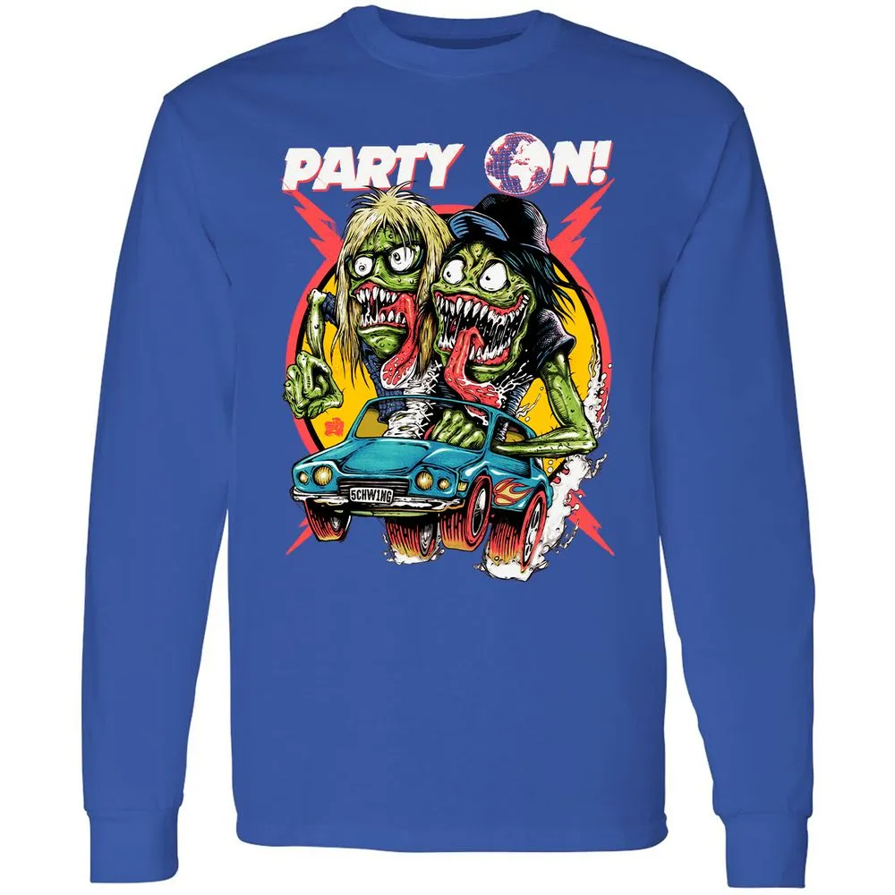 Long Sleeve T-Shirt - 3YXDY7UY - Royal - 8
