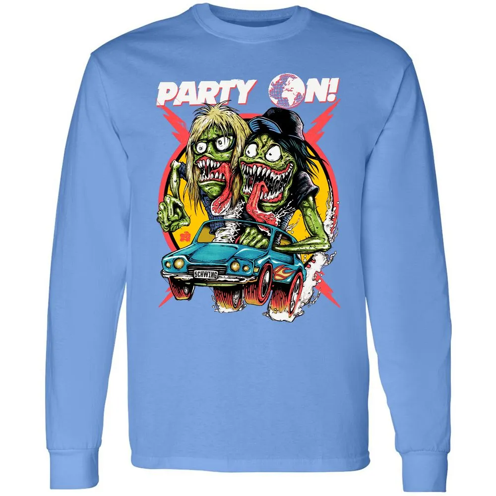 Long Sleeve T-Shirt - 3YXDY7UY - Carolina Blue - 12