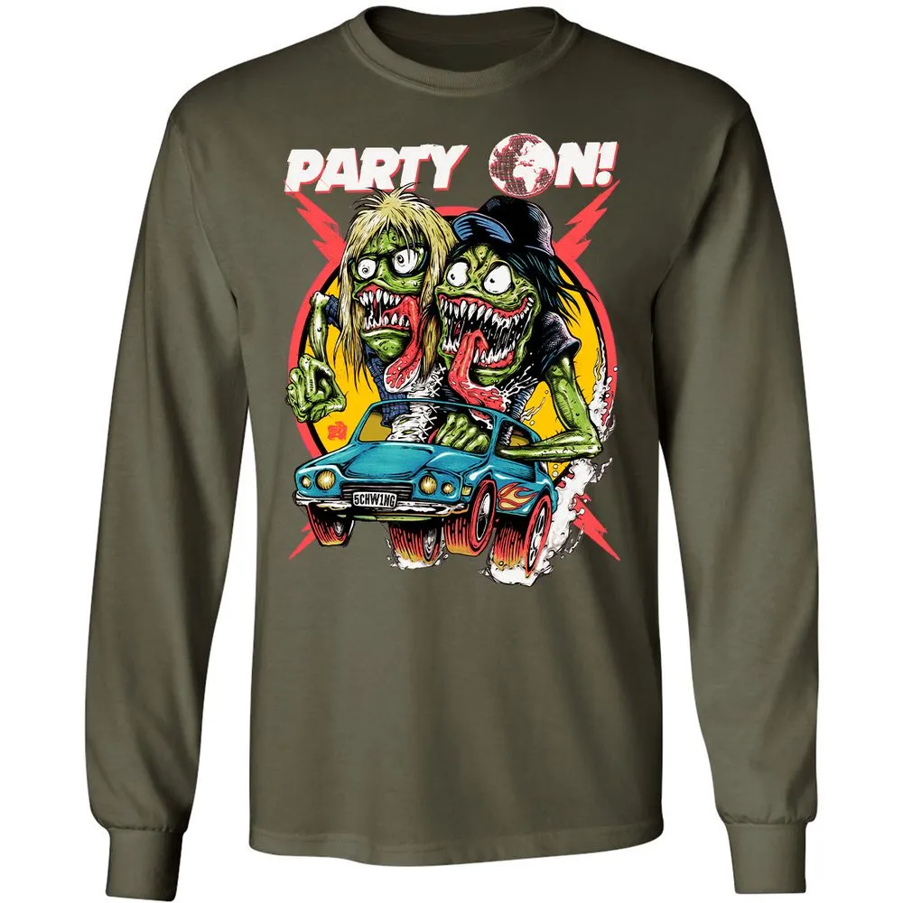Long Sleeve T-Shirt - 3YXDY7UY - Military Green - 16