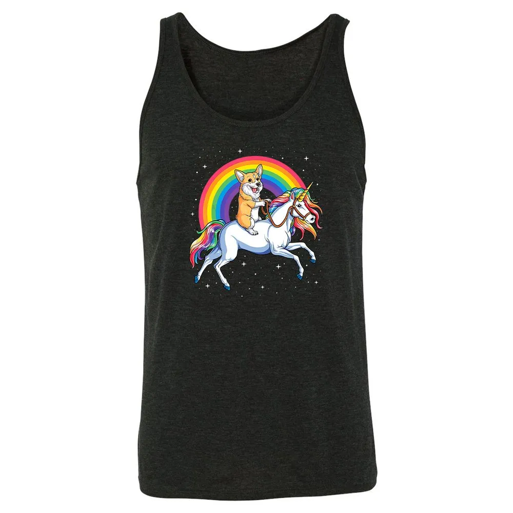 Unisex Jersey Tank - TJVU2TA5 - Charcoal Black Triblend - 5