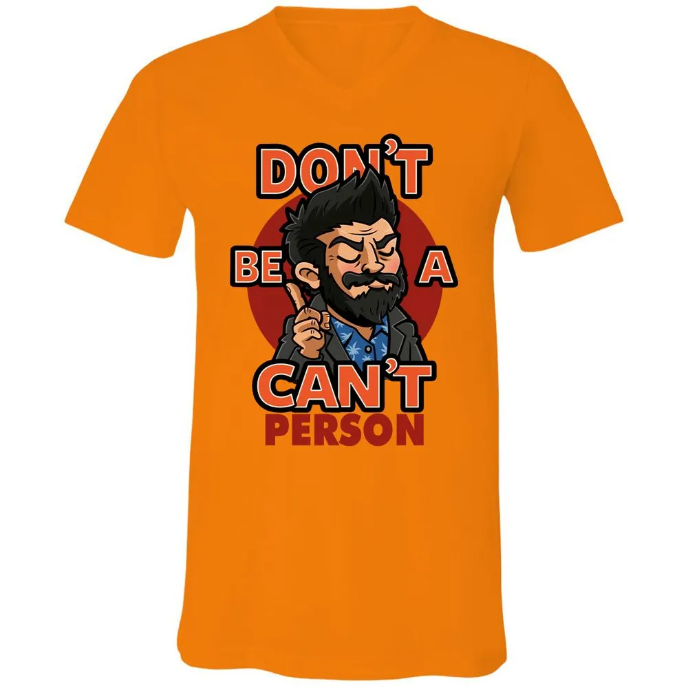 Unisex V-Neck T-Shirt - 92MCXM17 - Orange - 11