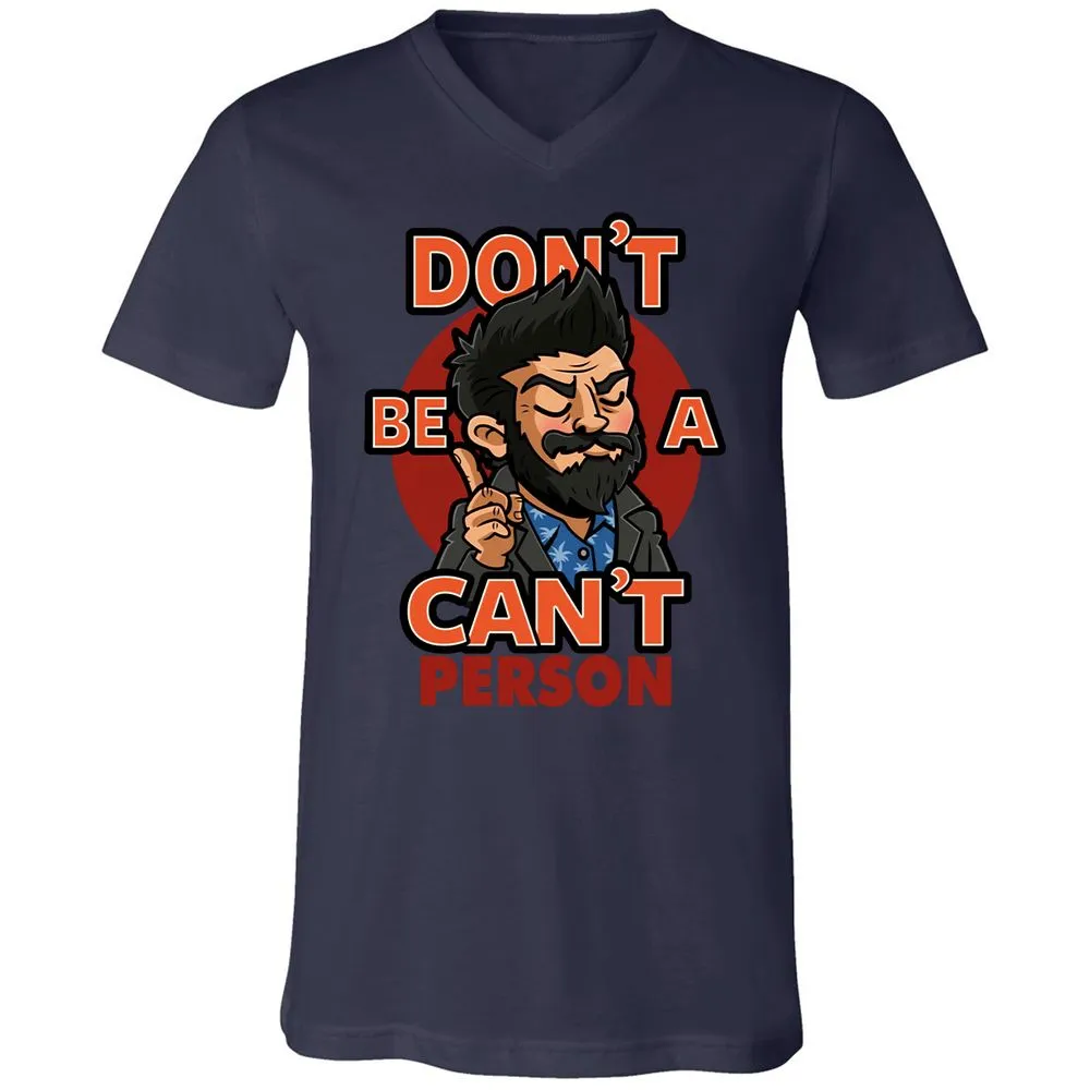 Unisex V-Neck T-Shirt - 92MCXM17 - Navy - 2